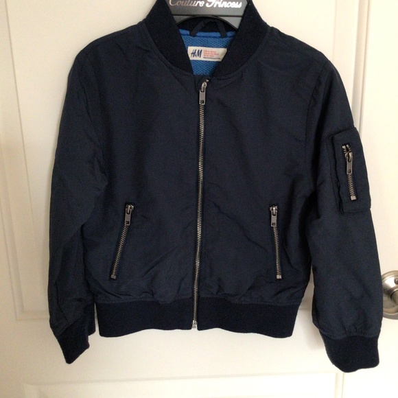 H&M Other - H&M Navy Bomber Jacket Boys, size 5-6